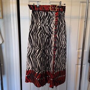 Zara zebra skirt